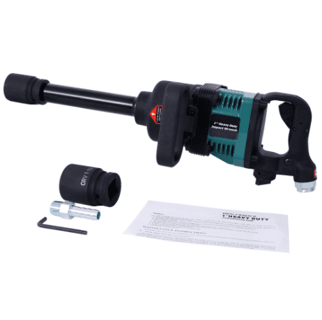 Industrial 1" Air Impact Wrench Gun Long Shank Pneumatic Truck