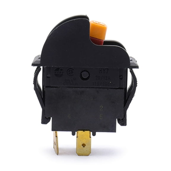 Industrial 125V/250VAC Key Locking Push Button Switches 4 Pin Electric Safety Control Heavy Duty 4 Pin Key Operated