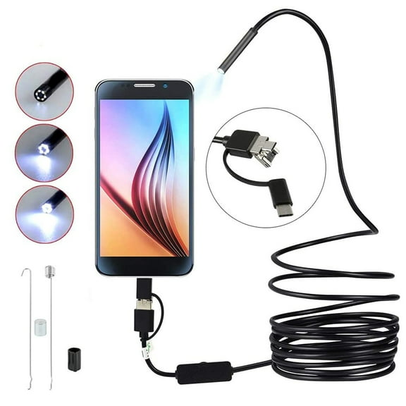 Industrial ,2 Meters With Adjustable With Adjustable Leds 2 3 In 1 Usb Camera 3 Camera Dabey With Snake Cable Camera With 0.3 6 Adjustable Led