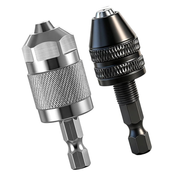 Industrial 3 Jaw Air Drill Chucks Hexagonal Shank Universally Compatibility Enhancing Grip Power Machining Tool