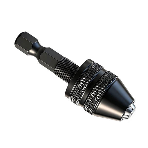 Industrial 3 Jaw Metal Chuck For Power Tool Hexagonal Shank Drill Bit Attachment