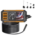 thumbnail image 1 of Industrial ,4.5 Ips Screen Adjustable Led With 4.5 Ips Screen And 8 Ip68 Waterproof Camera 8mm Ip68 Waterproof And 8 Adjustable 1080p 33ft Snake Camera Orange, 1 of 6