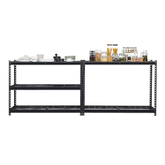Industrial 5 Tier Shelves Heavy Duty 3000 lbs, Garage Storage Rack Adjustable for Tools/Equipment, Steel Construction