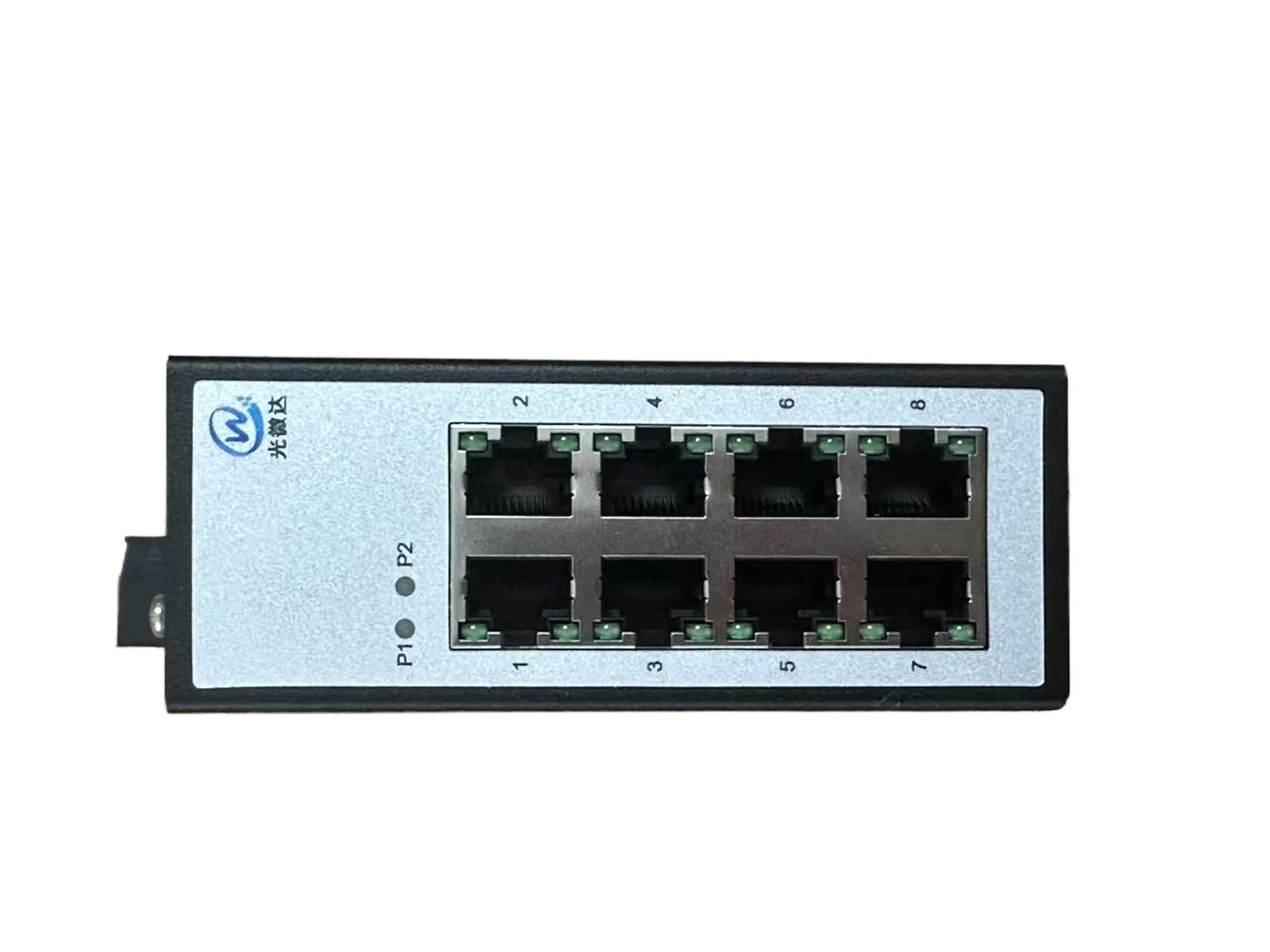 Industrial 8-Port Gigabit PoE+ DIN-Rail Unmanaged Ethernet Switch 120W