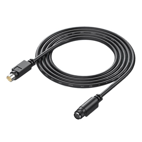 Industrial 8PIN PLC Extension Cable With Copper Conductors For Servo Programming Equipment 1M/2M Length