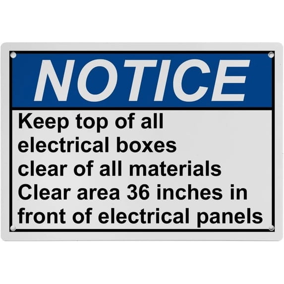 Industrial ANSI Electrical Panel Warning Sign - 8