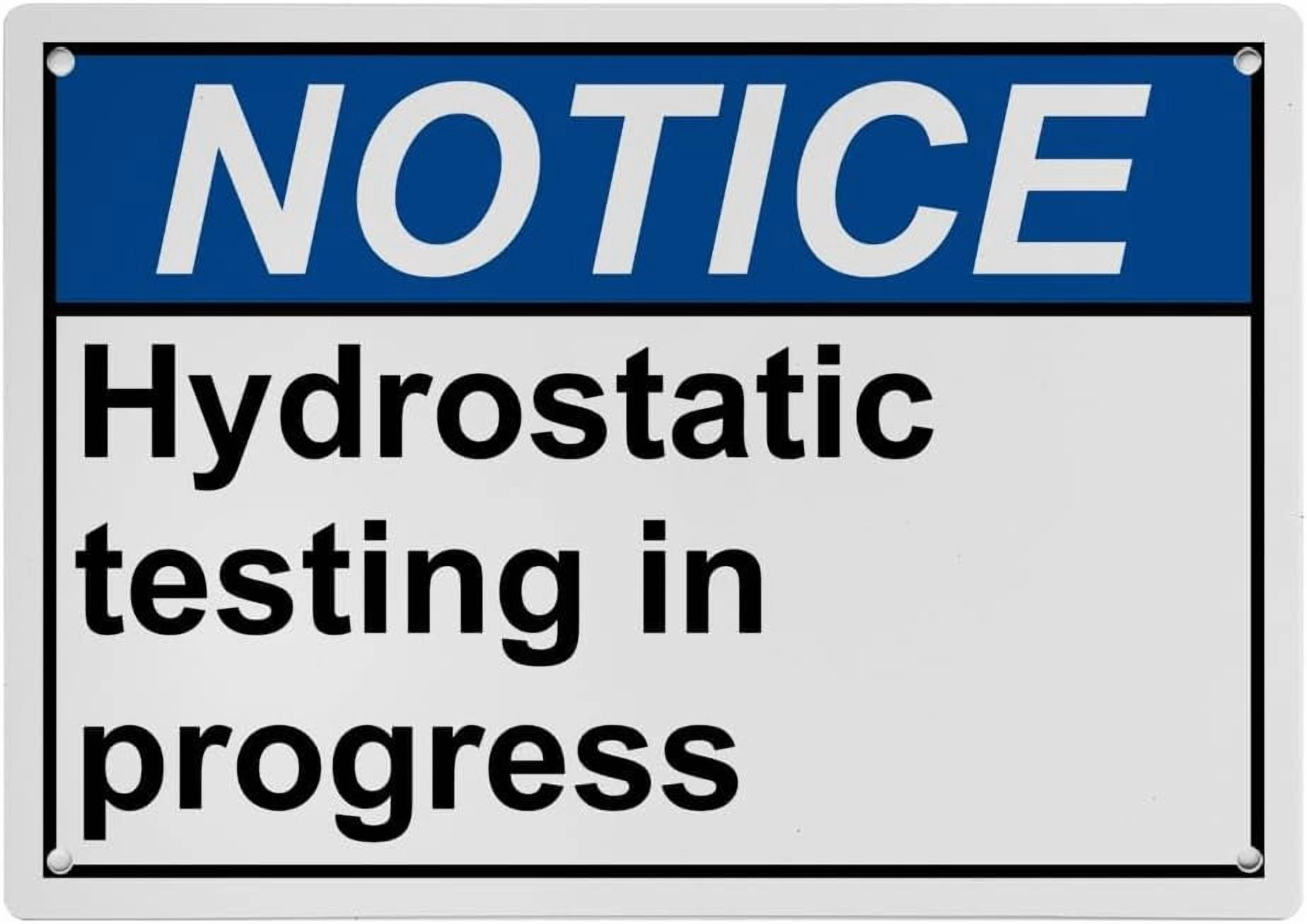 Industrial ANSI Horizontal Electrical Safety Warning Sign - 8