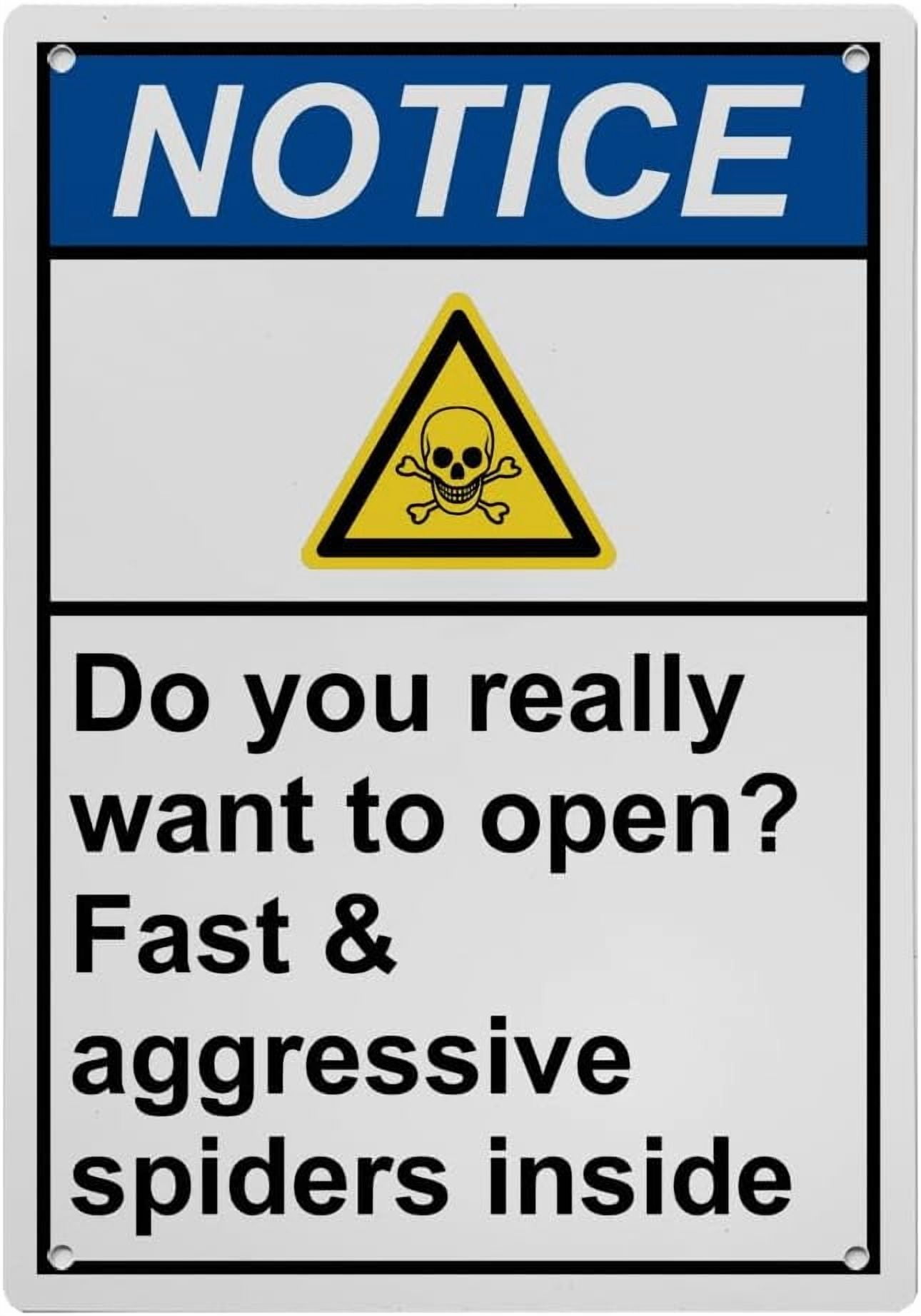 Industrial ANSI Vertical Novelty Sign - 8