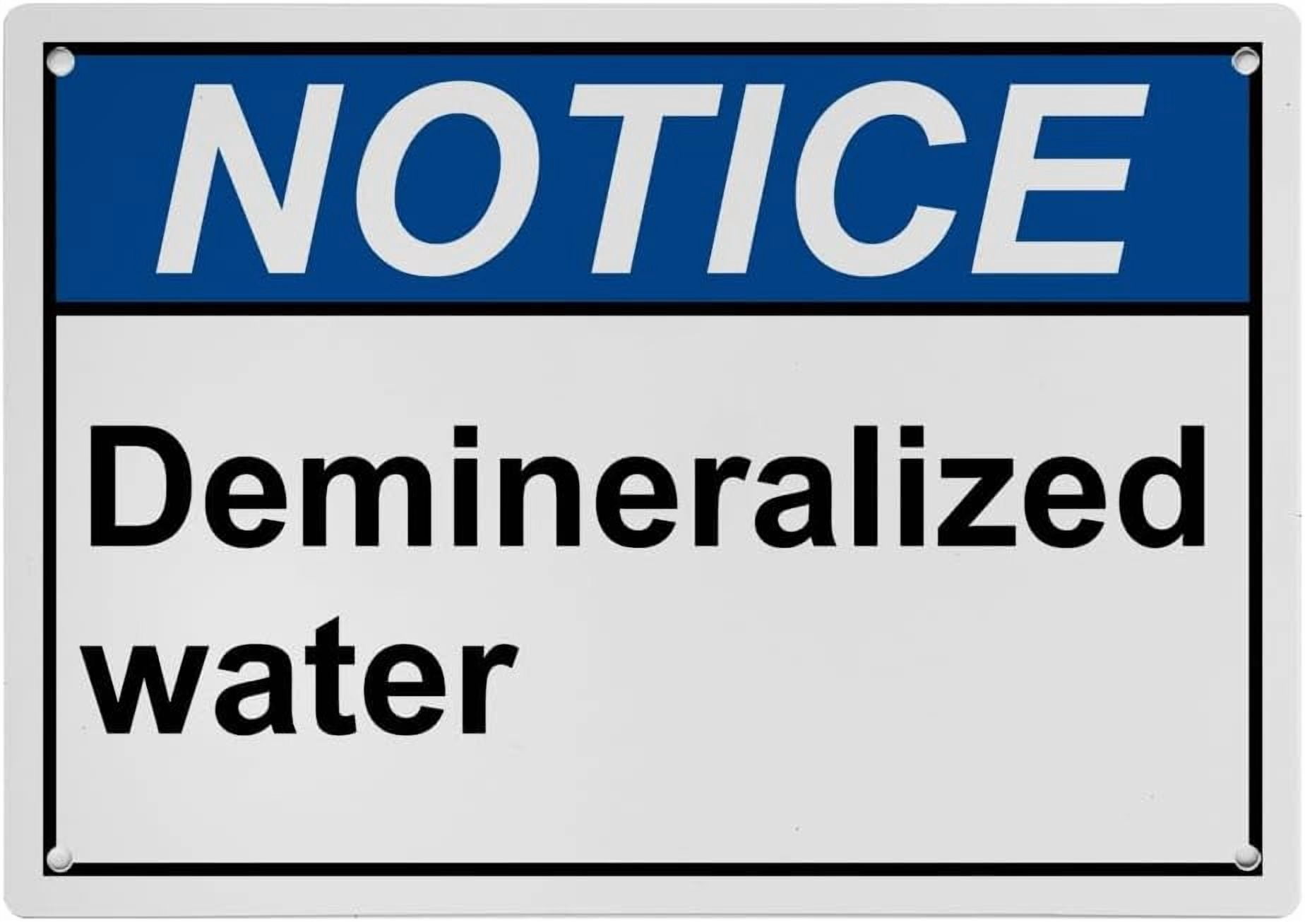 Industrial ANSI Water Warning Sign - 8