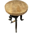 thumbnail image 1 of Industrial Adjustable Rustic Crank Stool, 1 of 4
