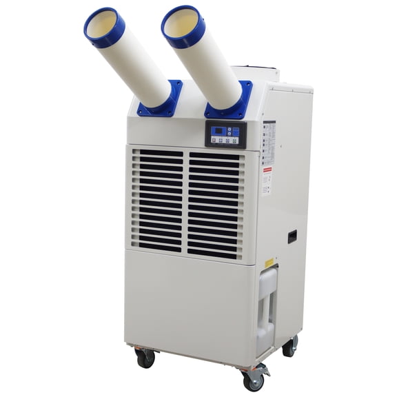 Industrial Air Conditioner Mobile Spot Cooler Air-conditioning Equipment 110V Double Ducts 14L Tank