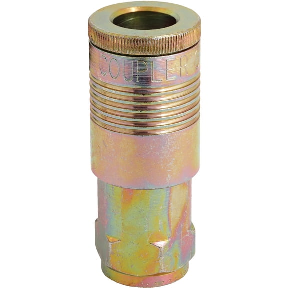Industrial Air Coupler, G-Style quick connect coupler, 1/2" FNPT, Steel Air tool fitting, S-1815