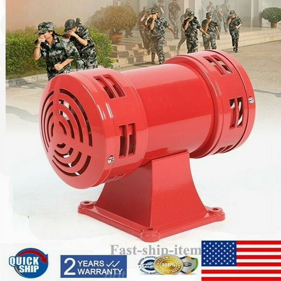 Industrial Air Siren Air Raid Horn Motor Driven High Decibel 140dB Tornado Alarm