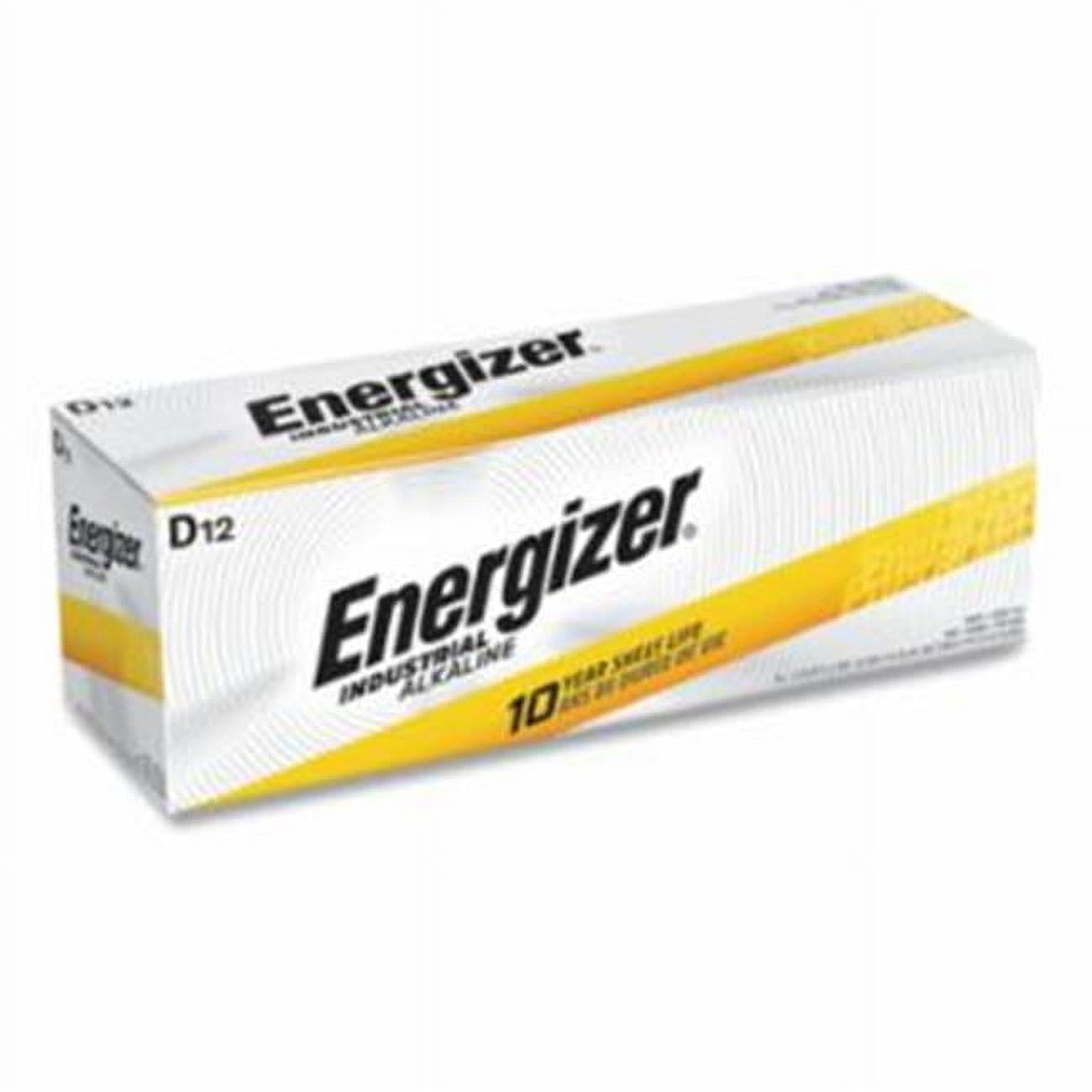 Industrial Alkaline D Batteries 1.5V, 12/Box