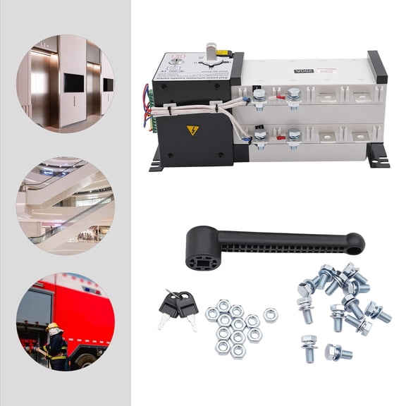 Industrial Automatic Transfer Switch 250A 4 Poles 110V Grid to AC Generator 110V Dual Power Automatic Transfer Switch Dual Power Generator Changeover Switch