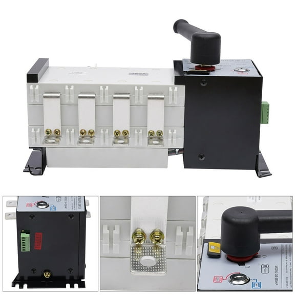 Industrial Automatic Transfer Switch 250A 4 Poles AC 110V 220V Grid to Generator Industrial Automatic Transfer Switch 250A 4 Poles 110V 220V Grid to AC Generator