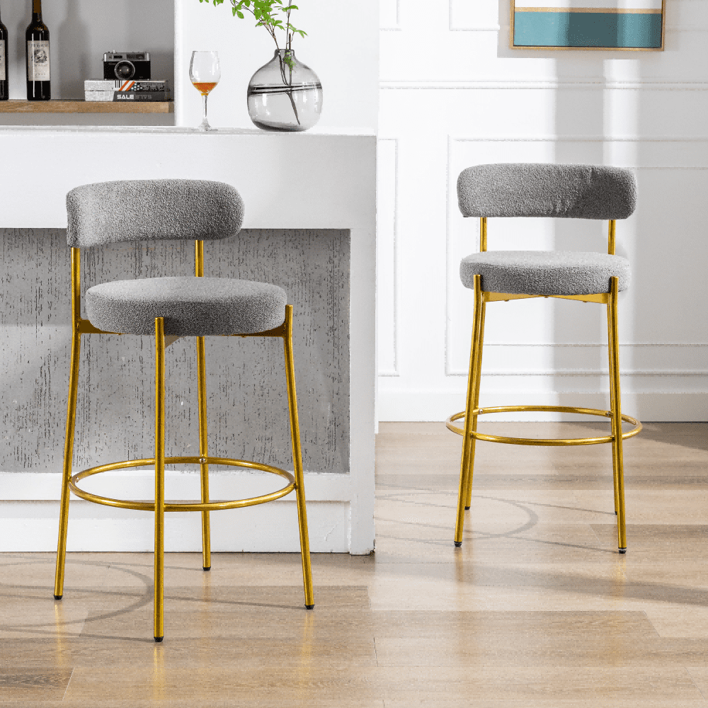 Industrial Bar Stools, Counter Height Barstools, Upholstered Bar