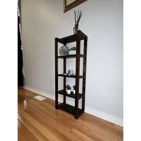 Industrial Bookshelf 5 Tier Turquoise