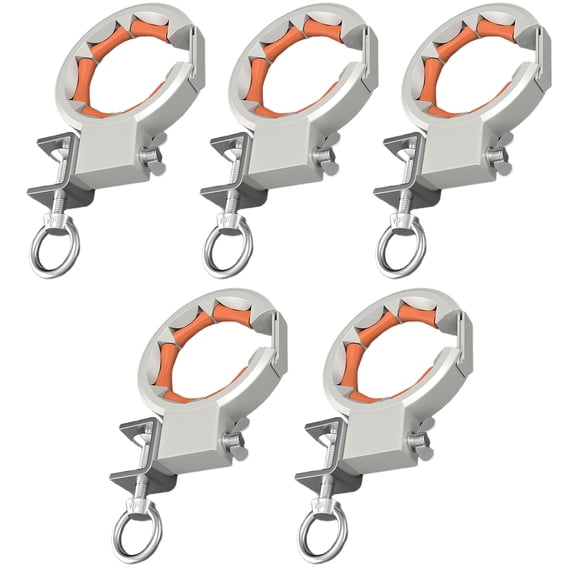 Industrial Bridge Cable Guide Tool 65mm Wide Smooth Roller 330 Degree Adjustable Clamp For Construction Wiring