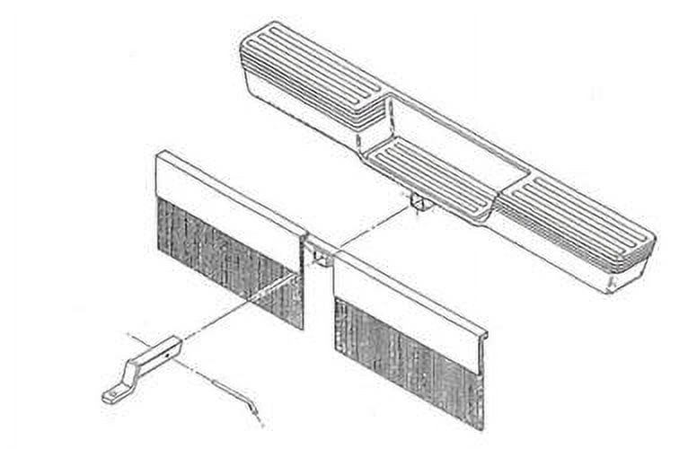 Industrial Brush 3009796 3009796; Receiver Hitch Mount Splash Stop