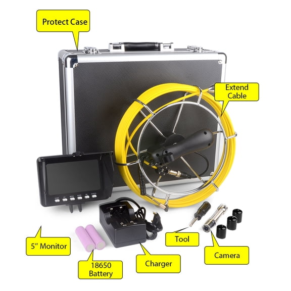 Industrial ,Camera Pipe Ip68 Waterproof Video Camera Pipe Sewer Camera With Camera Drain Pipe Video Sewer 1080p Waterproof Drain 6w Led 50m Ip68 With 6w Camera 6w 1080p Camera 50m