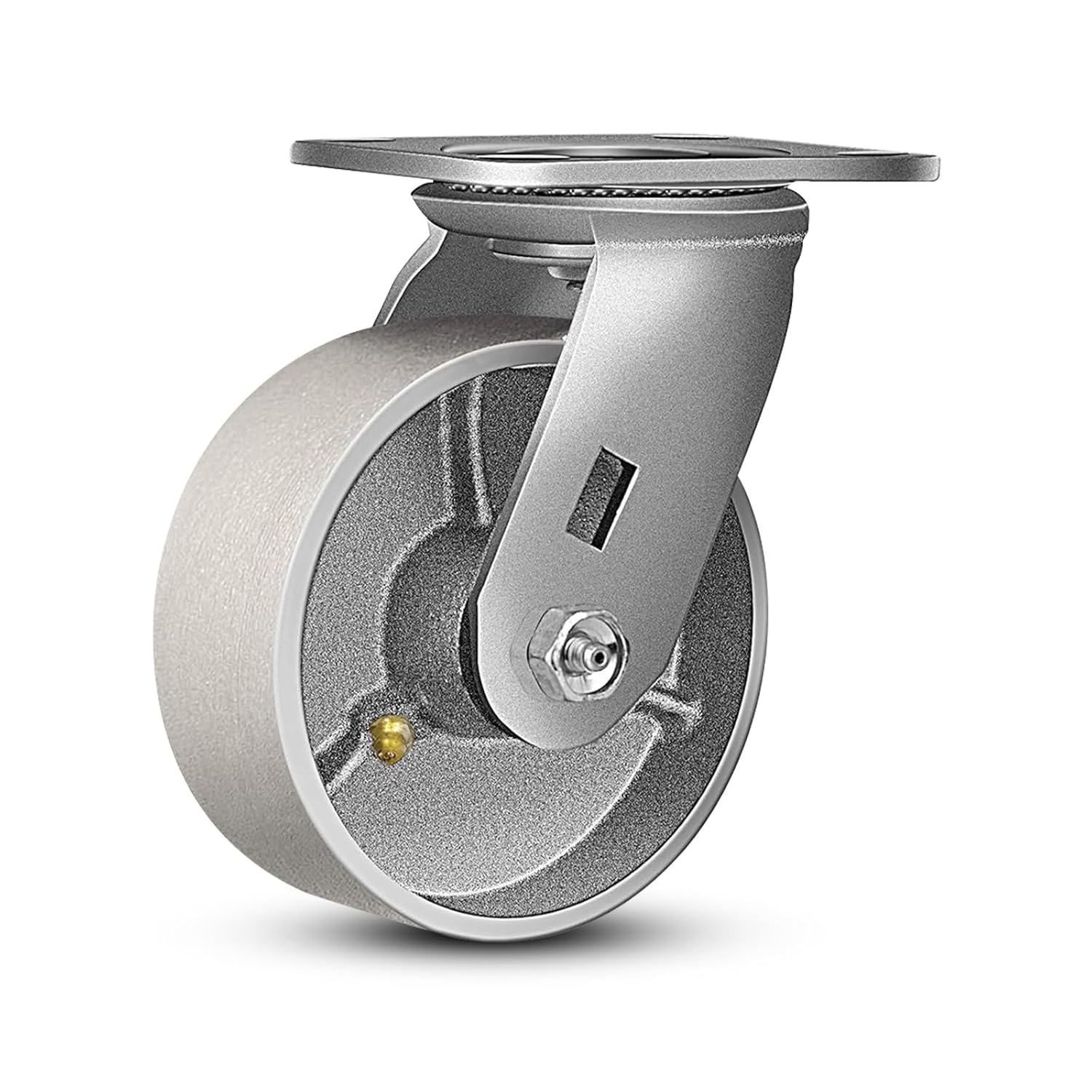 5"x2" Heavy Duty Casters- Industrial Caster Solid Polyurethane Wheel Capacity Up To 4000 Lb. Use - View #3