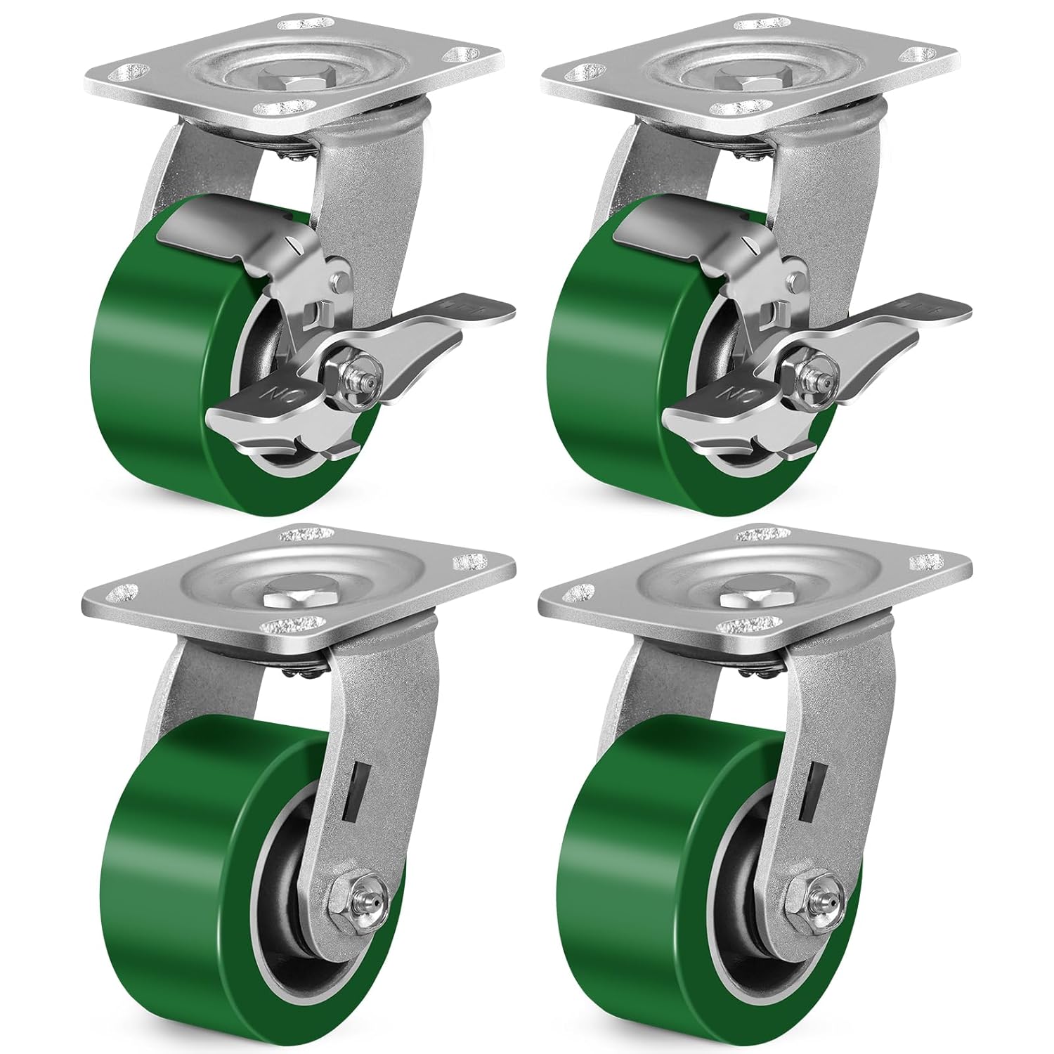 Industrial Casters Heavy Duty Casters,Polyurethane on Aluminum Casters