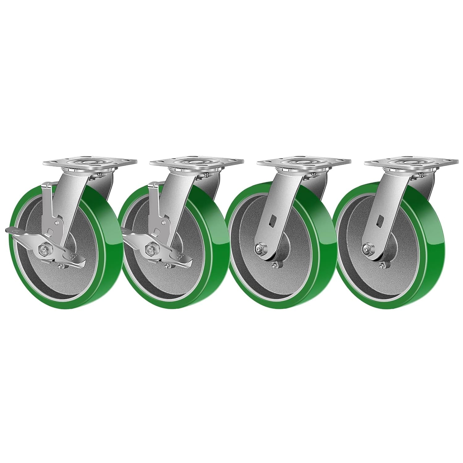 Industrial Casters Heavy Duty Casters,Polyurethane On Aluminum Casters