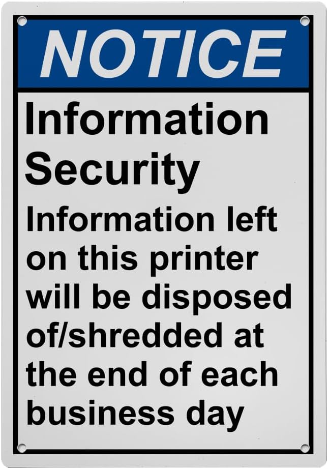 Industrial Caution Sign Information Sign (Information Security ...