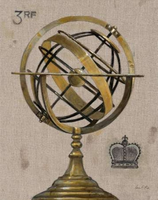 Industrial Chic Armillary Globe Canvas Art - Arnie Fisk (24 x 30)