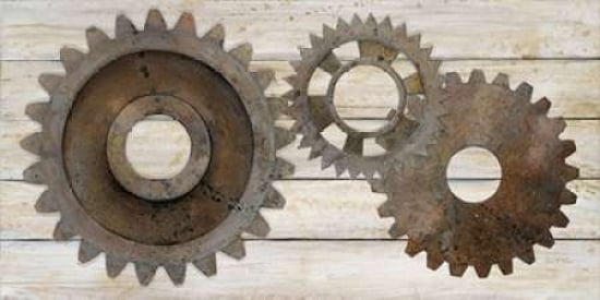 Industrial Chic Elements Canvas Art - Arnie Fisk (24 x 48)