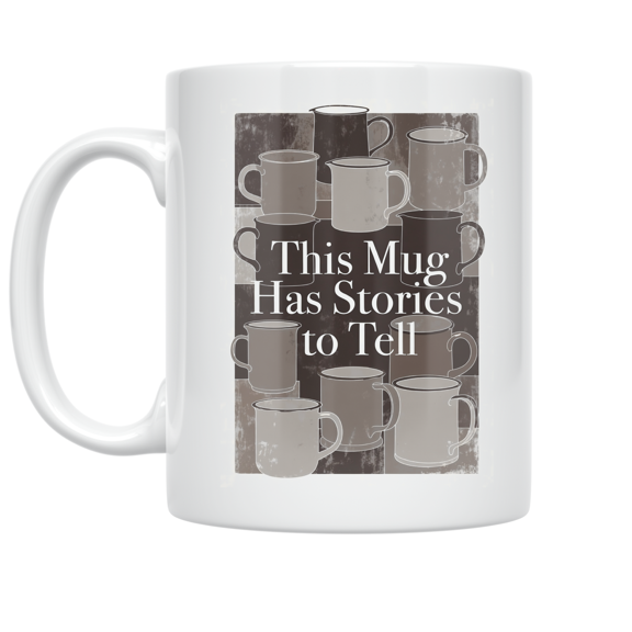 Industrial Chic Storyteller - Coffee Enthusiast - 11 oz Ceramic Coffee Mug