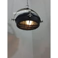 thumbnail image 1 of Industrial Chrome Hallway Pendant Spot Light Lamp Hanging Designer Black Lamp, 1 of 5