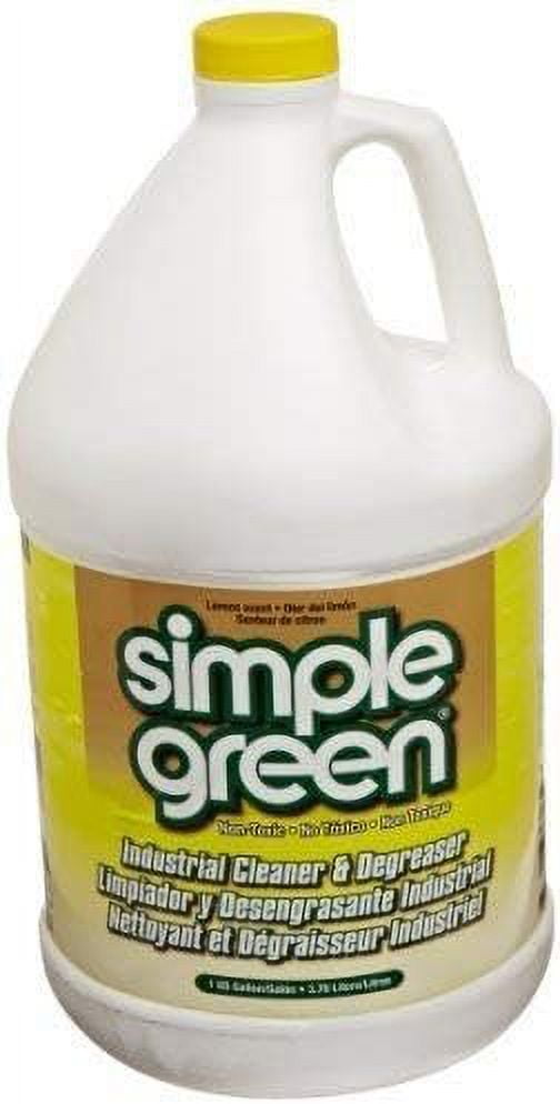 Industrial Cleaner and Degreaser, Concentrated, Lemon, 1 gal Bottle, 6/Carton