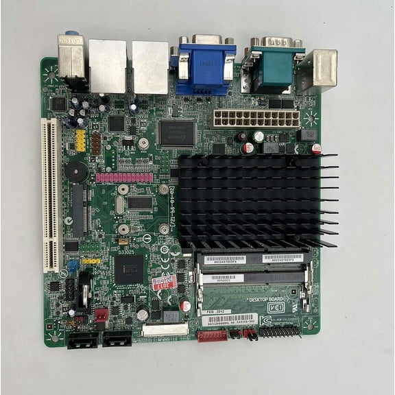 Industrial Computer Motherboard For M-ITX D2500cc DDR3L 17*17 Test Good