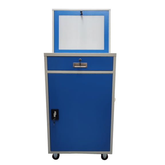 Industrial Computer Security Cabinet Mobile CNC Computer Tool Cabinet with Doors Drawers