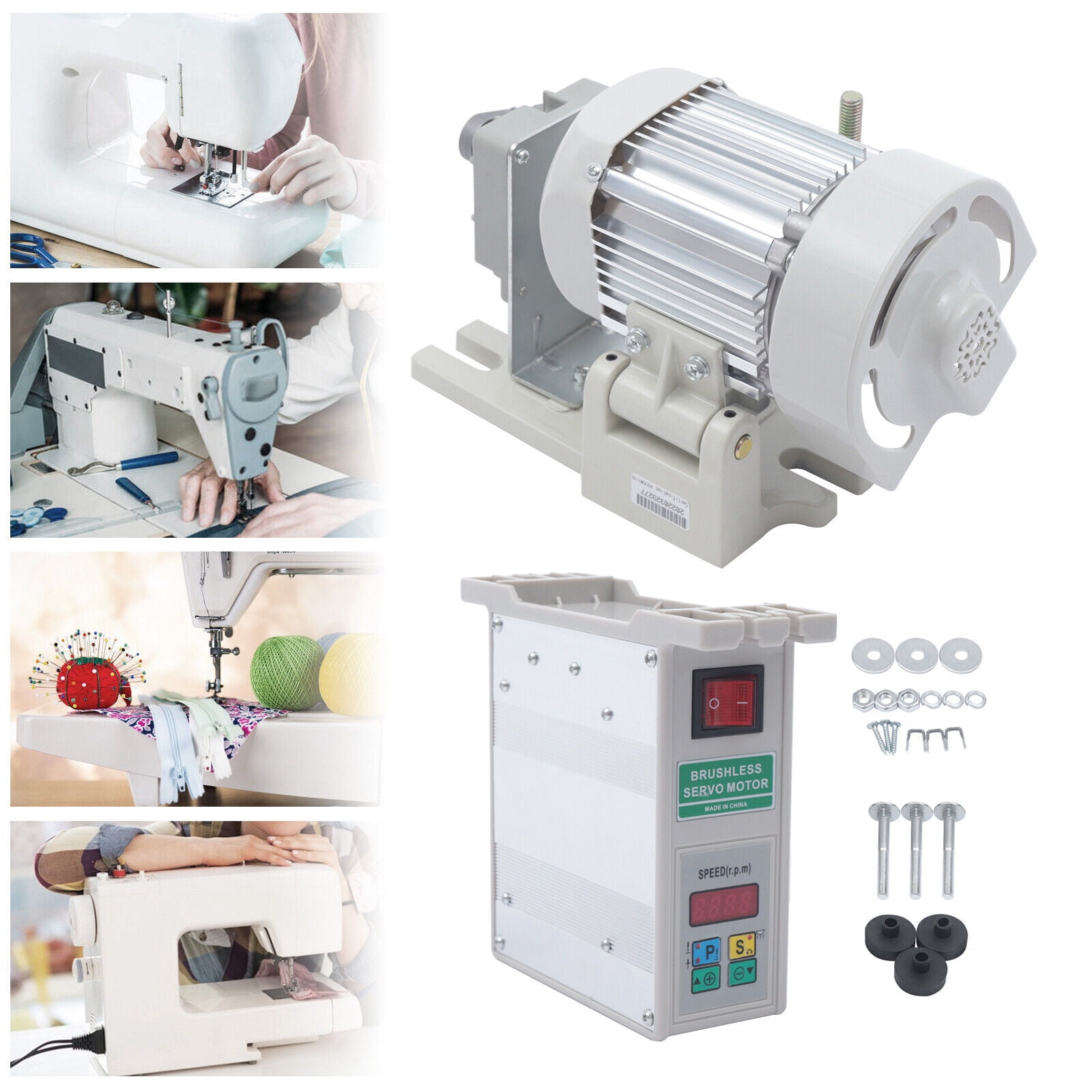 Industrial Consew Sewing Machine 600w Brushless Servo Motor Split-110V