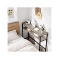 thumbnail image 1 of Industrial Console Table, Narrow Sofa Table With Adjustable Shelf For Living Room Office Bedroom Entrance Table For Front Door, 1 of 6