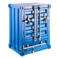thumbnail image 1 of Industrial Container, Side Table, Retro Bedside Table, Storage Cabinet With Door And Lock, 1 of 10