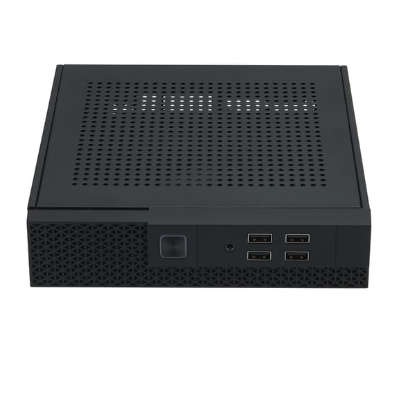 Industrial Control TX07 ITX HTPC Case Easy to Use Case ITX Computer Case with 4 USB for Home Attachments