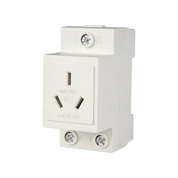 Industrial DIN Rails Socket Rails Mount Electrical Socket With Metal Conductors For Stable Power Supply For Home Industry