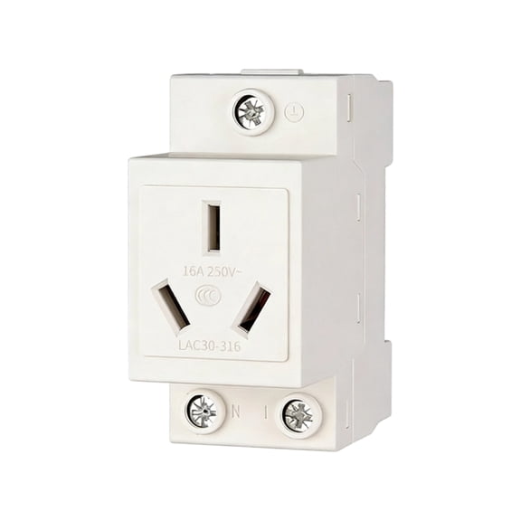 Industrial DIN Rails Socket Rails Mount Electrical Socket With Metal Conductors For Stable Power Supply For Home Industry