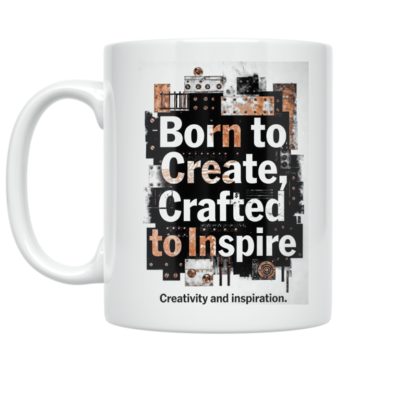 Industrial Decor Inspired Design - Creative Enthusiast - 11 oz Ceramic Coffee Mug
