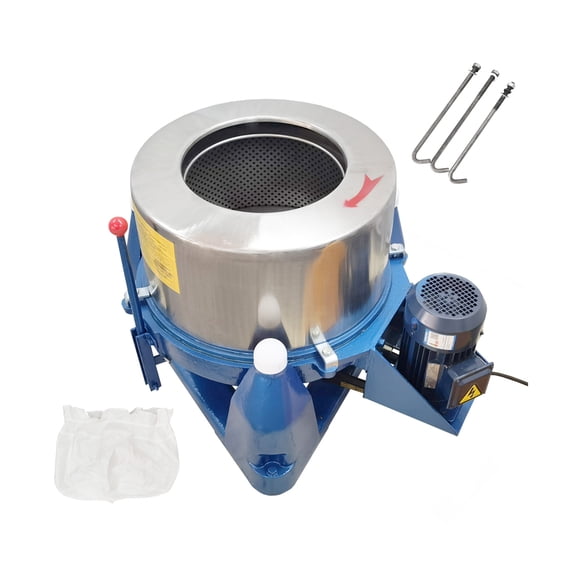 Industrial Dehydrator Centrifugal Dryer Iron Chip Oil Cutting Fluid Separator Machine 220V