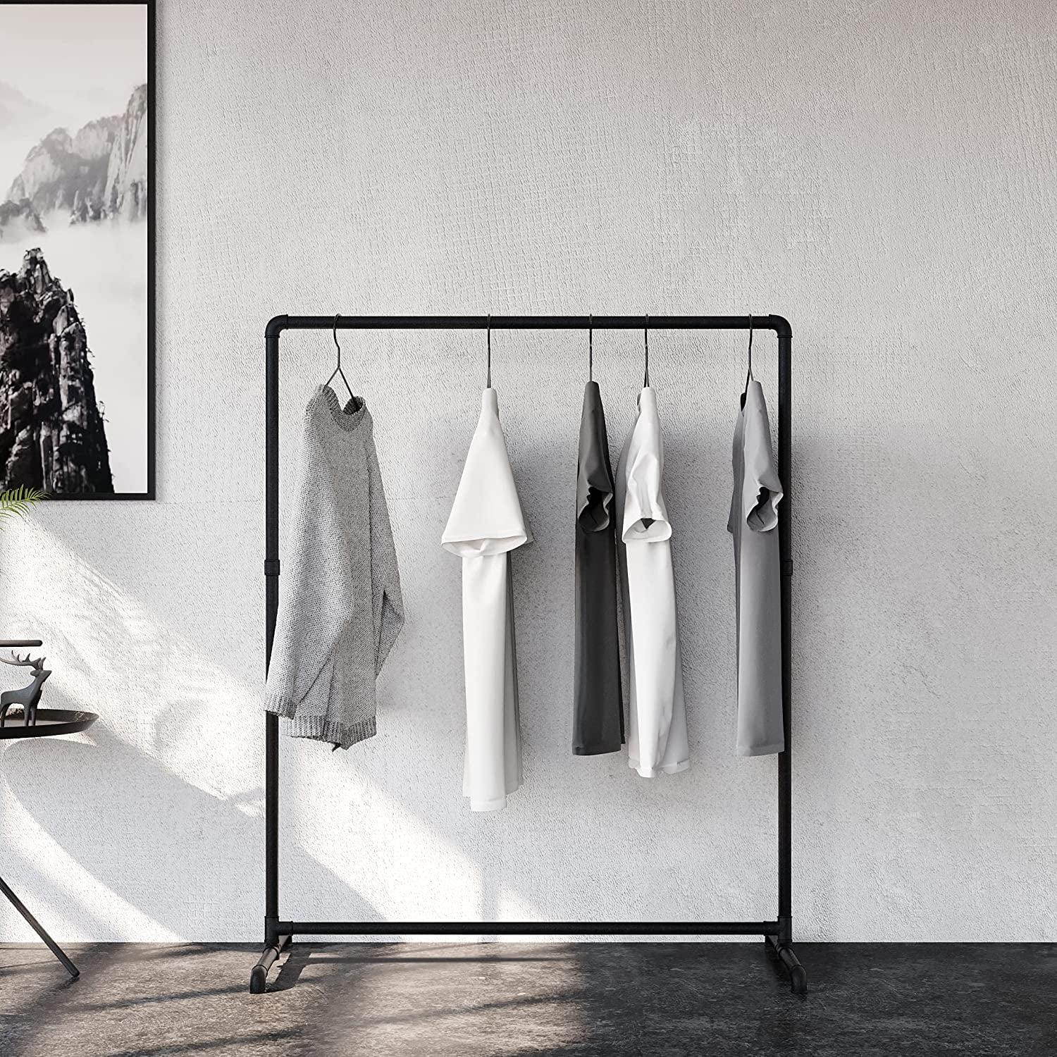 Industrial Design garment rack - LAS LOW - freestanding Coat Rack for ...