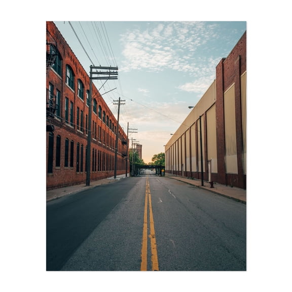 Industrial Detroit 01 - Detroit Michigan Photography Street Photography Architecture City Vintage Cityscape Scenic Unframed Wall Art Print 22 x 28 inches