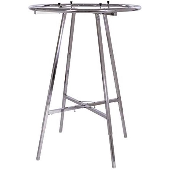 Round Clothes Rack Foldable Industrial Display Rack Round – Round Folding Rack, 42” Diameter ...