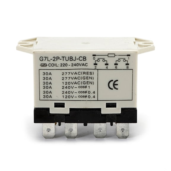 Industrial Double Poles Relays Quick Terminals Connection Test Function for Lighting
