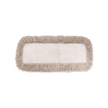 Industrial Dust Mop Head Hygrade Cotton, 36w x 5d, White