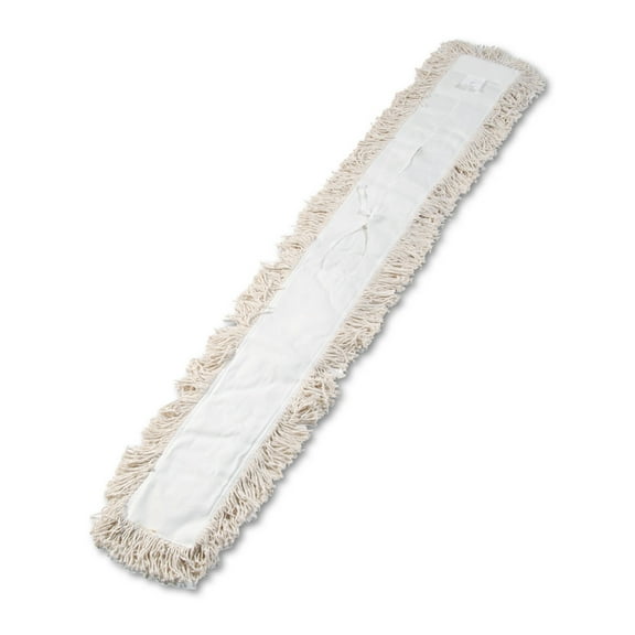 Industrial Dust Mop Head, Hygrade Cotton, 60w X 5d, White | Bundle of 5 Each